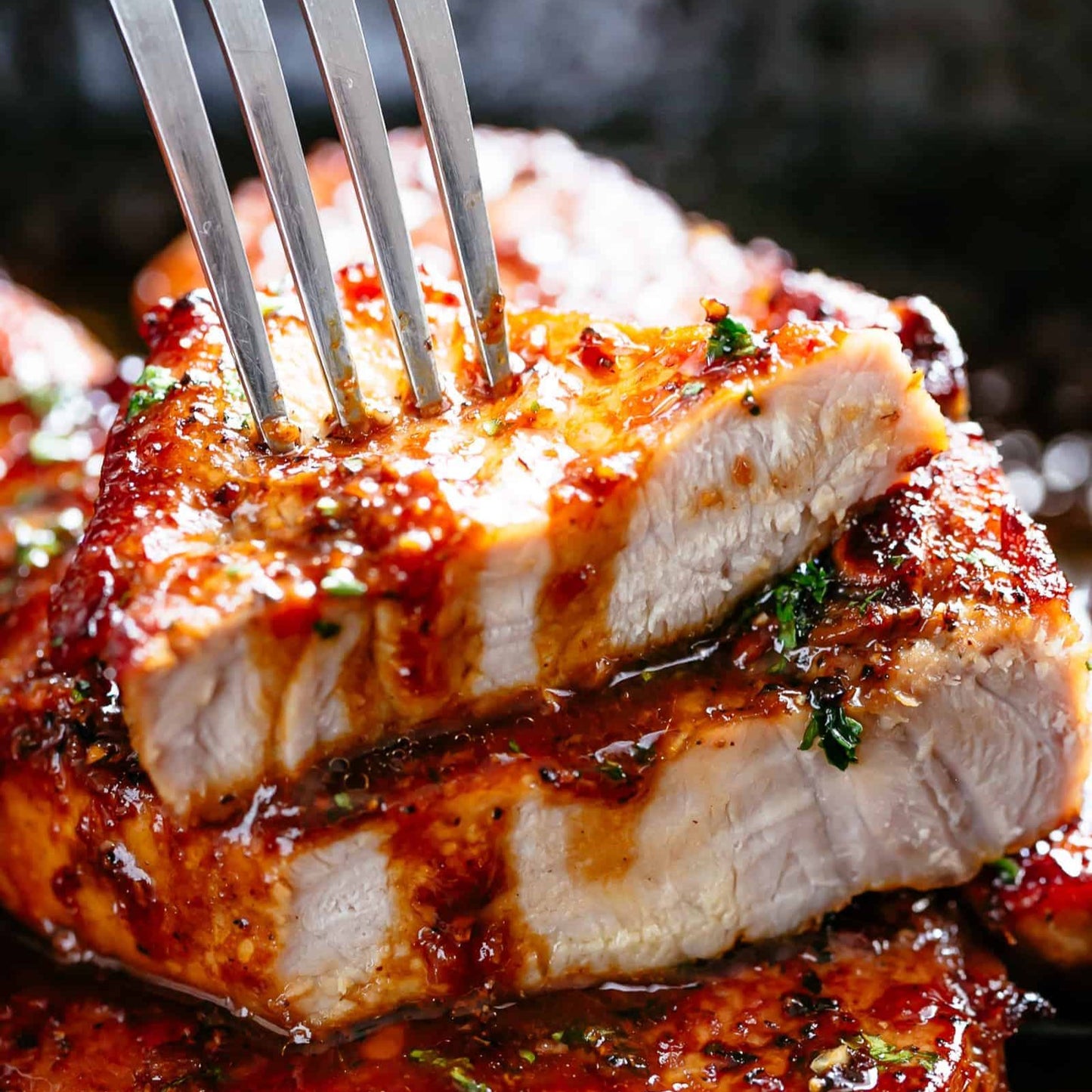 Honey-Glazed Kassler Chops (Deboned)