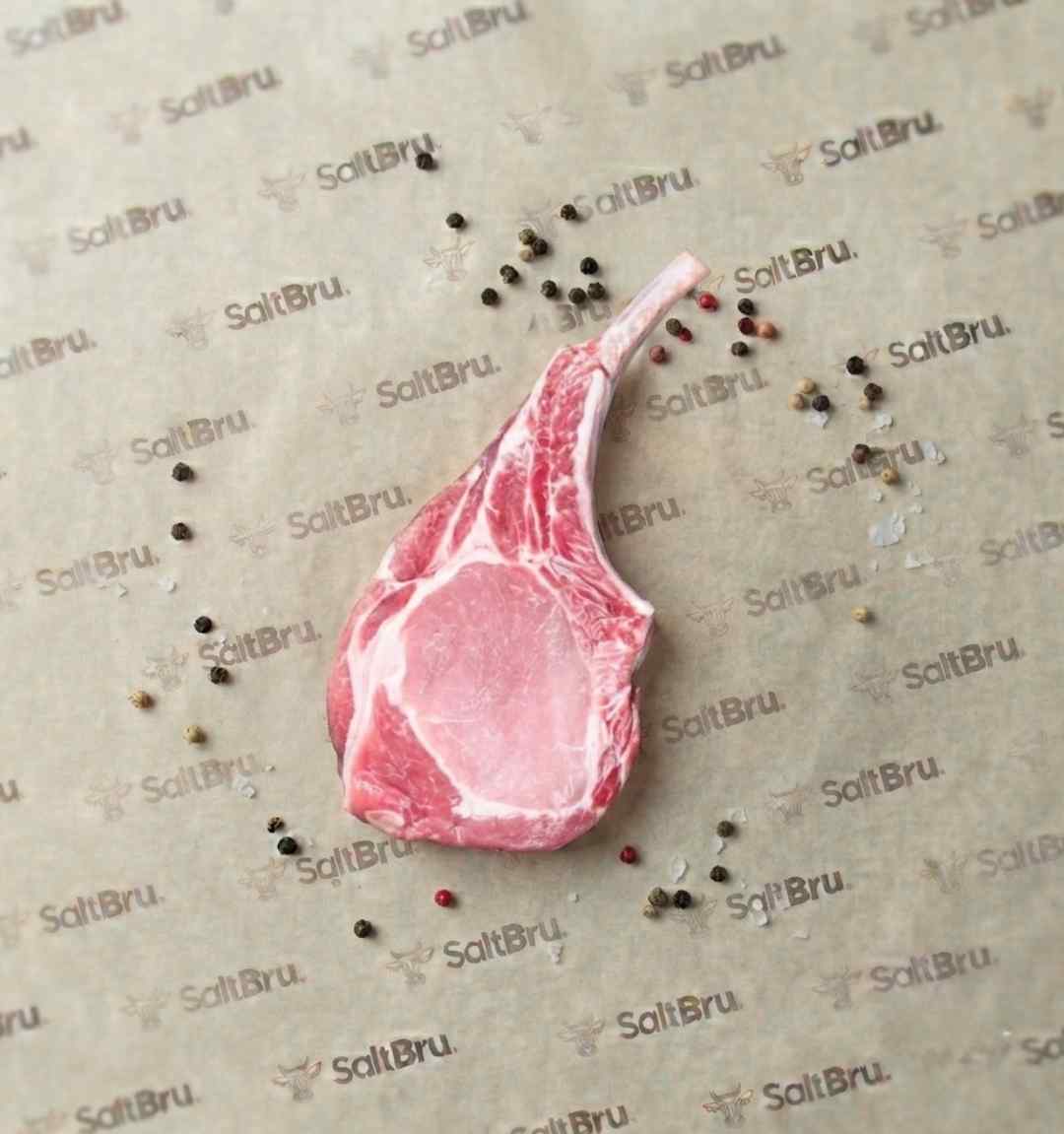 saltbru pork tomahawk